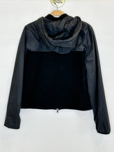 Load image into Gallery viewer, Sport Cropped Fleece Jacket with Puffer Sleeves and Hood
