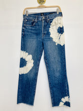 Load image into Gallery viewer, Reverse Shibori Dyed Straight Jeans
