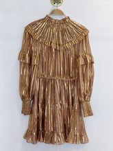 Load image into Gallery viewer, Averil Metallic Mini Dress (orig. $525)
