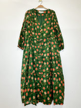 Load image into Gallery viewer, Floral Long Sleeve Tiered Button Front Midi Dress (orig. ~$350)
