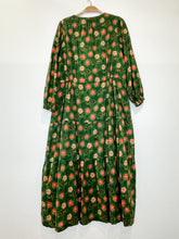 Load image into Gallery viewer, Floral Long Sleeve Tiered Button Front Midi Dress (orig. ~$350)
