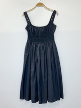 Load image into Gallery viewer, Lara Wide Strap Midi Dress with Shirred Waist (orig. $365)

