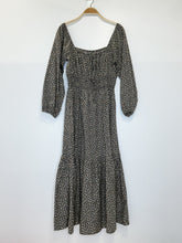Load image into Gallery viewer, Jennica Balloon Sleeve Floral Square Neck Shirred Waist Maxi Dress (orig. $328)

