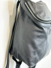 Load image into Gallery viewer, Leather Shearling Accented Backpack
