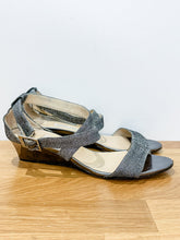 Load image into Gallery viewer, Chiara Glitter Wedge Sandals (orig. $650)
