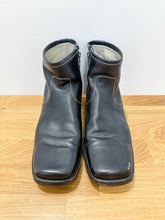 Load image into Gallery viewer, Leather Square-Toe Ankle Boots (orig. $510)
