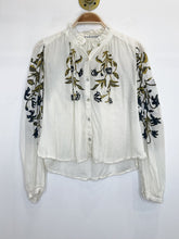 Load image into Gallery viewer, Annabel Olive Lily Valley Long Sleeve Button Up Shirt (orig. $420)
