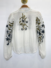 Load image into Gallery viewer, Annabel Olive Lily Valley Long Sleeve Button Up Shirt (orig. $420)

