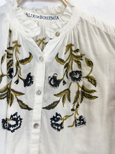 Load image into Gallery viewer, Annabel Olive Lily Valley Long Sleeve Button Up Shirt (orig. $420)
