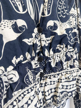 Load image into Gallery viewer, Tropical Bird Print Cropped Long Sleeve Top (orig. $150)
