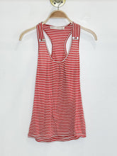Load image into Gallery viewer, Striped Button Strap Tank
