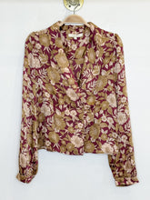 Load image into Gallery viewer, Rani Long Sleeve Floral V-Neck Blouse (orig. $198)
