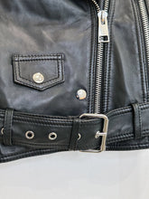 Load image into Gallery viewer, Leather Moto Jacket (orig. ~$600)
