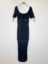 Load image into Gallery viewer, Fitted Maxi Dress with Sheer Detailing (orig. ~$250)
