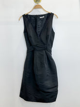 Load image into Gallery viewer, Vintage Sleeveless Satin Bow Back Fitted Knee Length Dress
