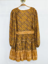 Load image into Gallery viewer, Hayana Silk Floral Puff Sleeve Dress (orig. $695)
