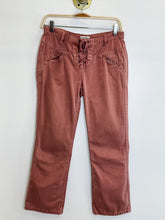 Load image into Gallery viewer, Patricia Lace Front Low Rise Kick Flare Pants (orig. $425)
