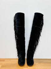 Load image into Gallery viewer, Jodi Fringed Suede Over-the-Knee Boots (orig. $598)
