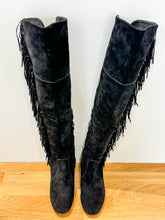 Load image into Gallery viewer, Jodi Fringed Suede Over-the-Knee Boots (orig. $598)
