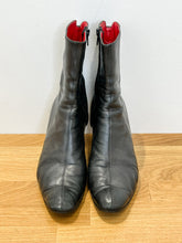 Load image into Gallery viewer, Leather Ankle Boots (priced AS IS for wear)

