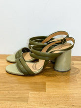 Load image into Gallery viewer, Leather Round Heel Sandals (orig. $398)
