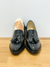 Load image into Gallery viewer, Leather Miss Leonie Loafer Pumps (orig. $495)

