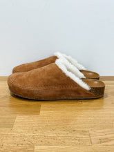 Load image into Gallery viewer, Shearling Lined Suede Clogs (NEW, orig. $375)
