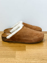 Load image into Gallery viewer, Shearling Lined Suede Clogs (NEW, orig. $375)

