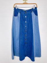 Load image into Gallery viewer, The Denver Denim A-Line Midi Skirt (orig. $298)
