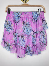 Load image into Gallery viewer, Floral Tiered Mini Skirt
