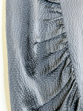 Load image into Gallery viewer, Silk Pencil Skirt with Ruched Detail (NWT)
