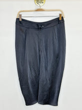 Load image into Gallery viewer, Silk Pencil Skirt with Ruched Detail (NWT)
