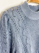 Load image into Gallery viewer, Makani Alpaca-Wool Blend Pointelle Knit Sweater (orig. $448)
