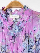 Load image into Gallery viewer, Floral Mock Neck Long Sleeve Blouse
