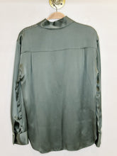 Load image into Gallery viewer, Silk Relaxed Long Sleeve Button Up Shirt (NWT, orig. $369)
