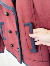 Load image into Gallery viewer, Double-Breasted Italian Wool Pea Coat (orig. $325)

