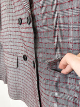 Load image into Gallery viewer, Double Breasted Plaid Blazer (NWT, $650)
