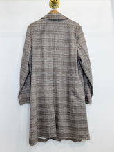 Load image into Gallery viewer, Long Plaid Two Button Jacket
