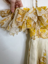Load image into Gallery viewer, Silk/Linen Postcard Bow Bodice Mini Dress (NWT, orig. $1,600)
