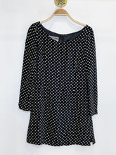 Load image into Gallery viewer, X Print Long Sleeve Boat Neck Mini Dress (orig. $600)
