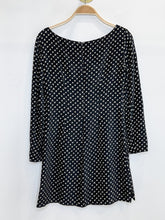 Load image into Gallery viewer, X Print Long Sleeve Boat Neck Mini Dress (orig. $600)
