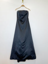 Load image into Gallery viewer, Strapless Floor-Length Gown with Ruffle Back
