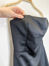 Load image into Gallery viewer, Strapless Floor-Length Gown with Ruffle Back
