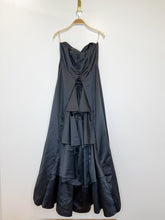 Load image into Gallery viewer, Strapless Floor-Length Gown with Ruffle Back
