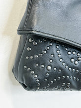 Load image into Gallery viewer, Leather Mini Studs Large Clutch with Chain (orig. $495)
