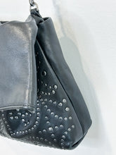 Load image into Gallery viewer, Leather Mini Studs Large Clutch with Chain (orig. $495)
