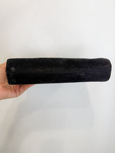 Load image into Gallery viewer, Suede Gancini Clutch (AS IS: chain shoulder strap missing)
