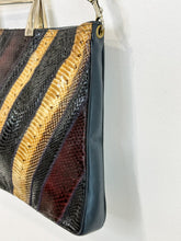 Load image into Gallery viewer, Vintage Multi Snakeskin Bag
