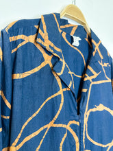 Load image into Gallery viewer, Fuga Flightsuit Block Print Drawstring Zip Front Jumpsuit (orig. $210)

