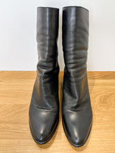 Load image into Gallery viewer, Slouchy Leather Ankle Boots (orig. $198)
